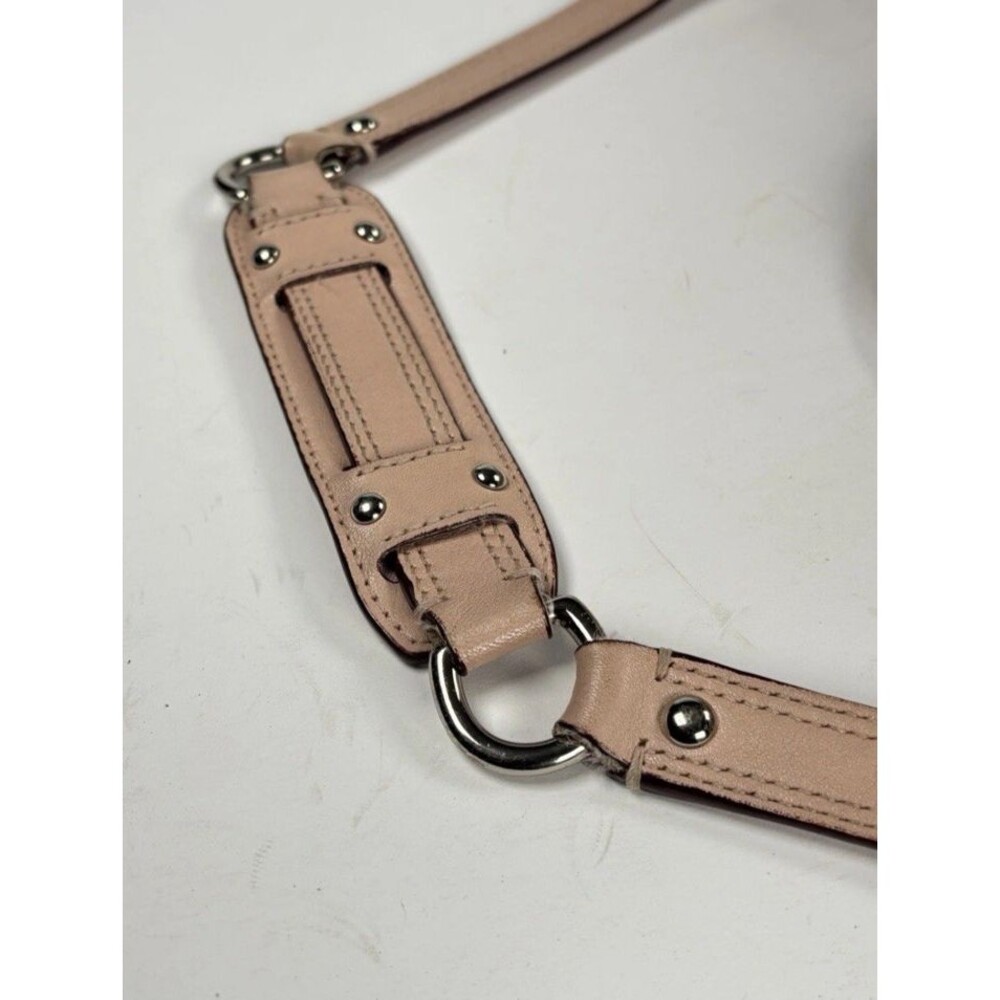 Coach Ashley Pink Leather 2way Purse Handbag Zip Convertible with dust bag - Picture 7 of 14